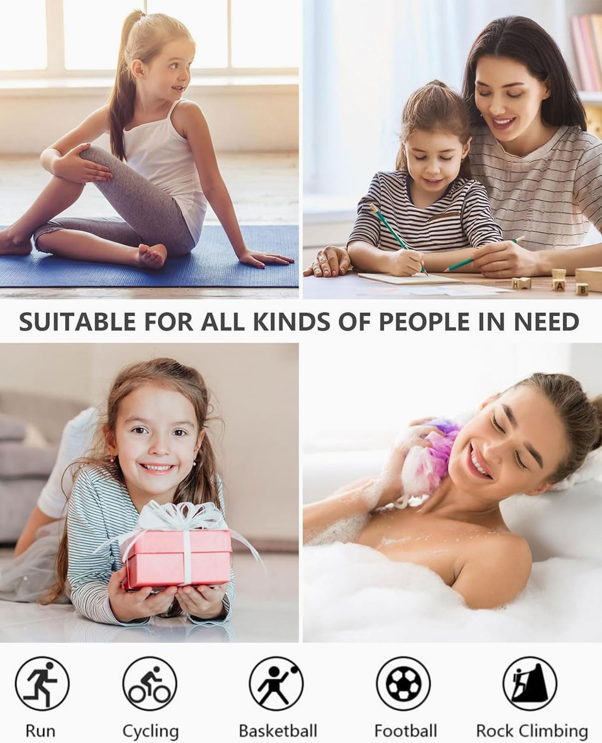 BPTRKOM Pack of 30 Women'S Hair Bobbles - Colourful Cotton Hair Bobbles without Metal Braid Elastics Hair Bands Girls Hair Bands Christmas Gifts for Girls Children (6 Colours)