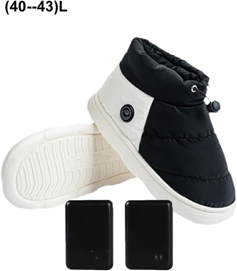Men S Rechargeable Heated Shoes Stay Warm and All Winter Long Heated Shoes for Men Rechargeable Heated Slippers image number 4