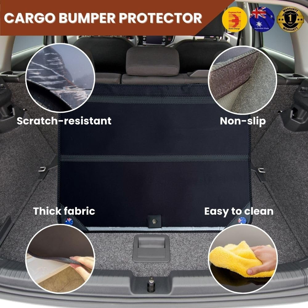 Rear Cargo Boot Bumper Protector for Audi Q5 SQ5 2017-Current 72.5X55.5Cm image number 3