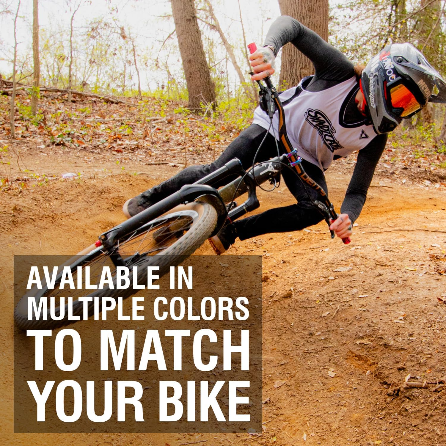 MARQUE Grapple Mountain Bike Handlebar Grips - Single Lock-On Ring MTB and BMX Bicycle Handle Bar with Non-Slip Grip image number 1