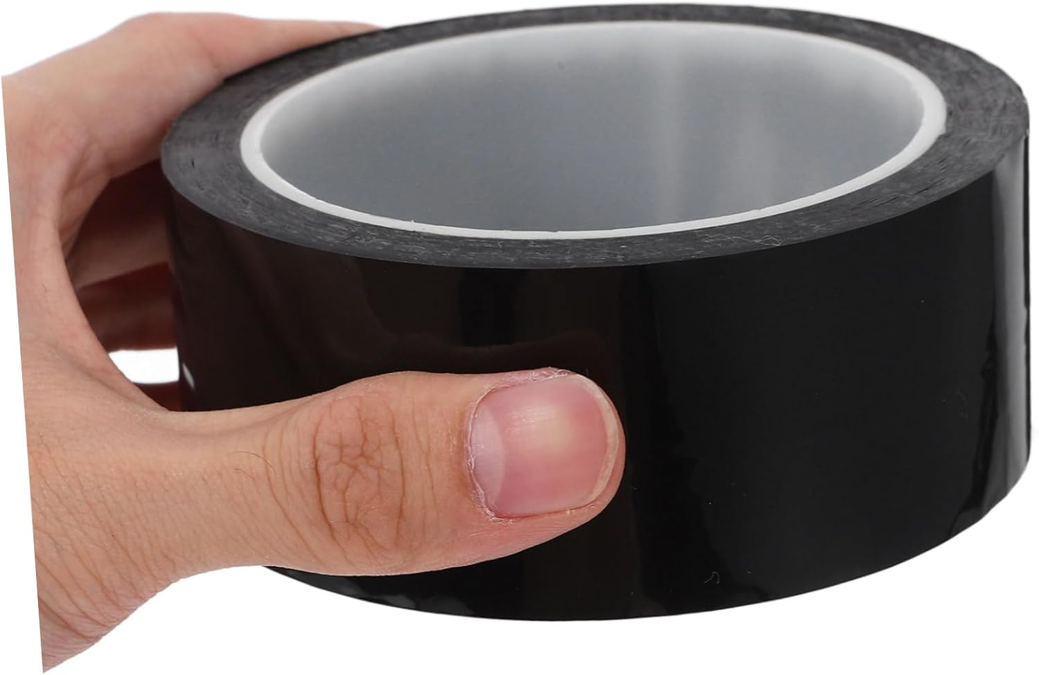 ULTECHNOVO High Temp Resistant Black Duct Tape Heatproof Light Dimming Tape No Residue Led Light Blocking Blackout Window Cover image number 3