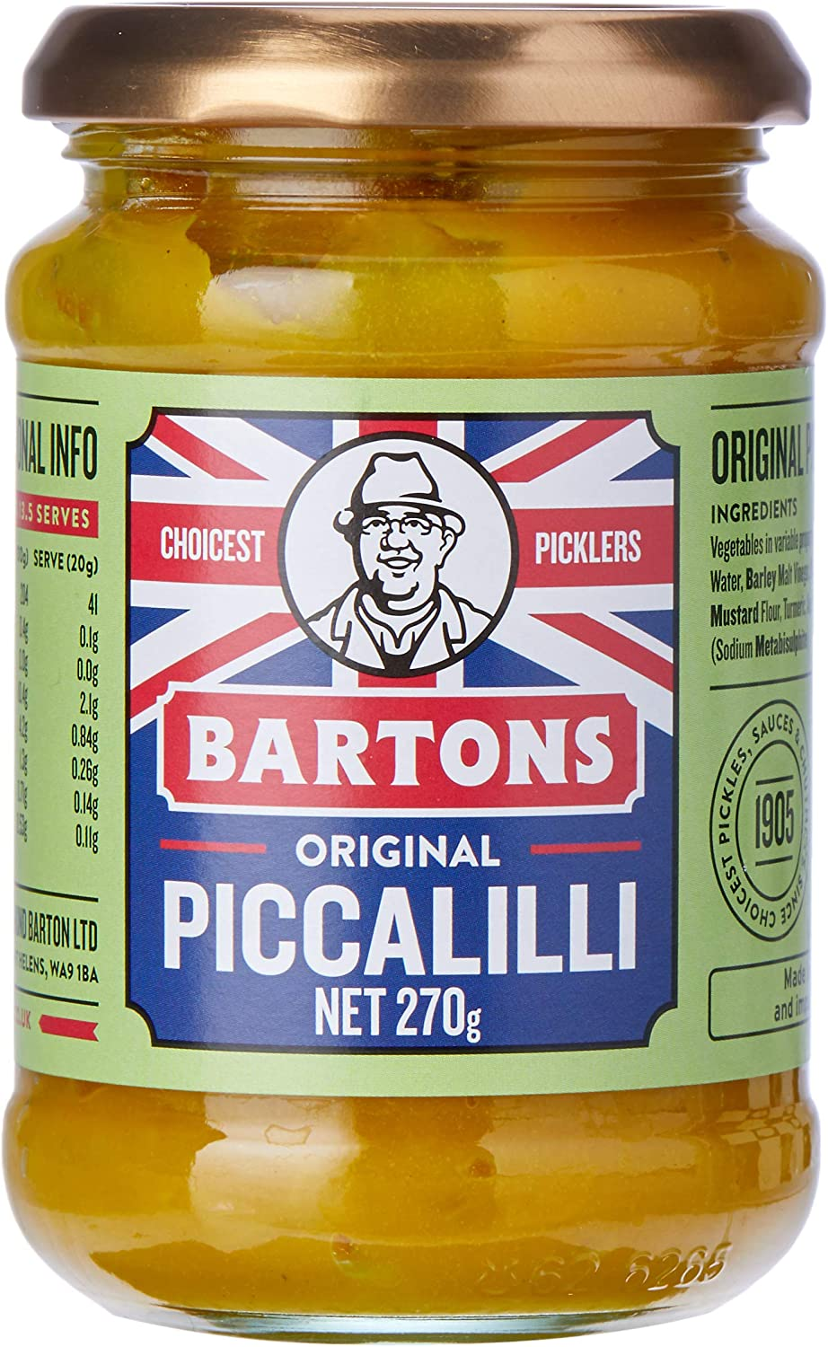Bartons Piccalilli, 270G image number 2
