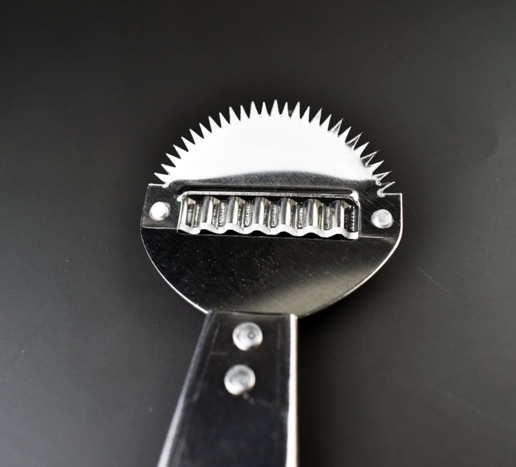 Traditional Coconut Scraper with Handle, Stainless Steel Blade, Kitchen Grater Tool Meat Removal Vintage Kitchen Tool (Stanless Handle) image number 3