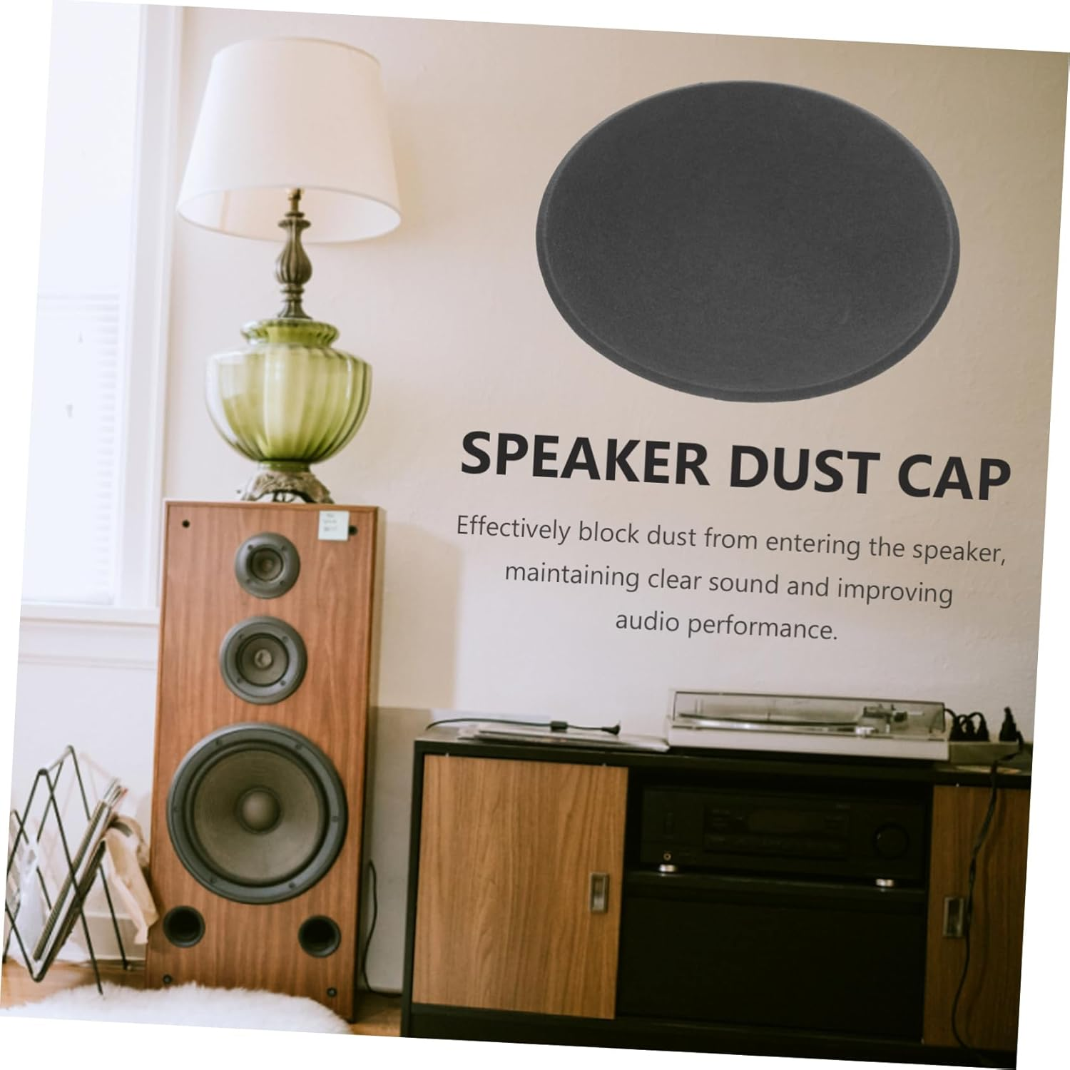 Abaodam Speaker Dust Cover Paper Cap for Subwoofer Coil Cover Dome Speaker Cap Subwoofer Accessory image number 2