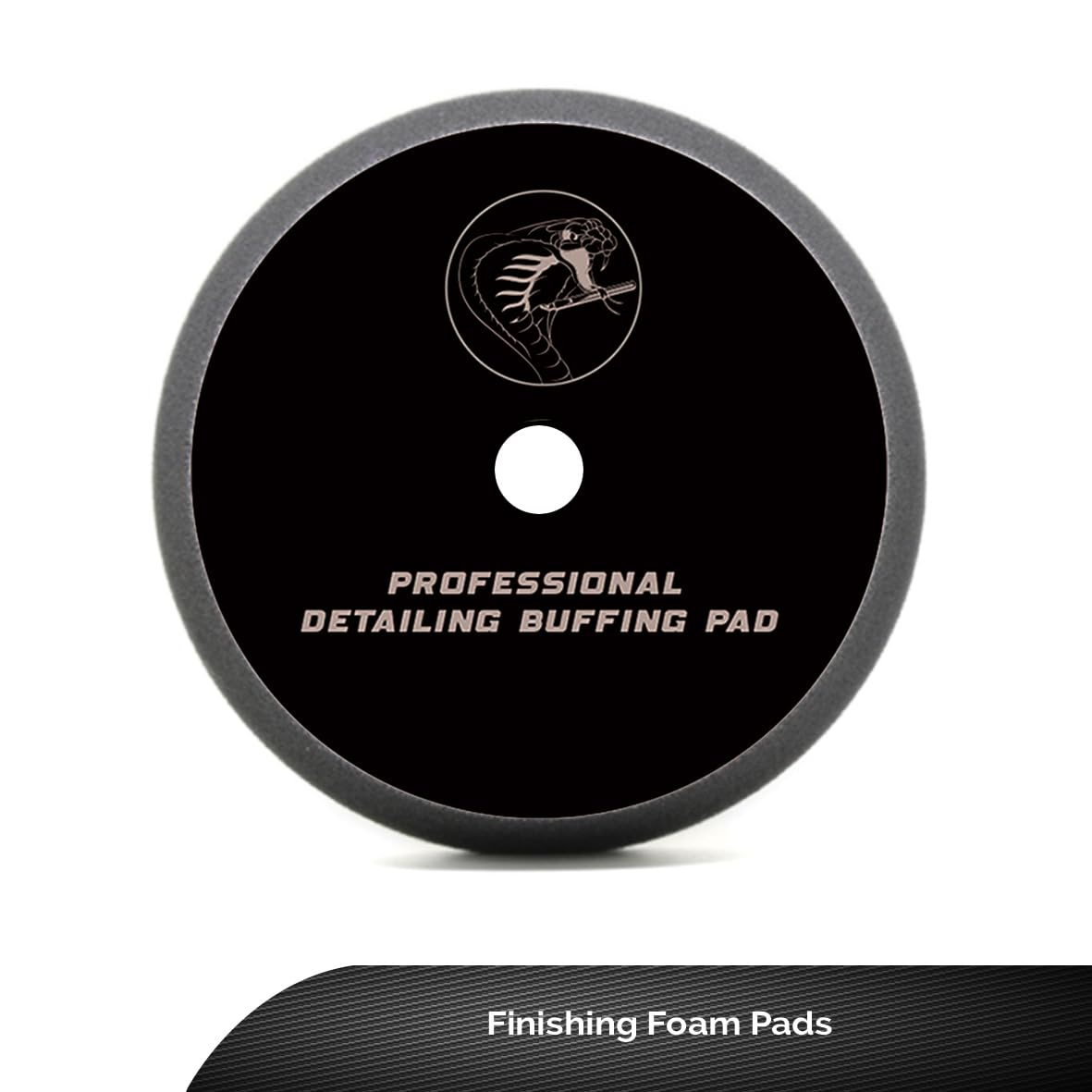 Cobra WRAP TOOLS Finishing Foam Pads - Professional Detailing Buffing Pads - Durable, High-Performance Results - Perfect Designed for Cutting, Polishing & Finishing Automotive Surfaces | 6-Inch, Black image number 4