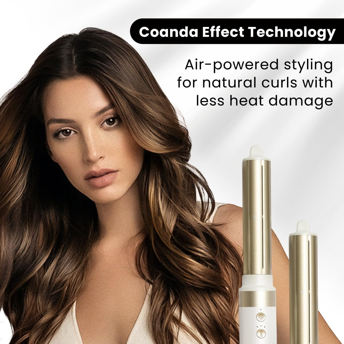 GLAMUP Aircurler 6 in 1 Multi Hair Styler, 110K High-Speed Motor with Coanda Tech Autowrap & Hair Dryer Brush &ndash; Drying, Curling, Volumizing, Straightening with Magic Styler image number 4