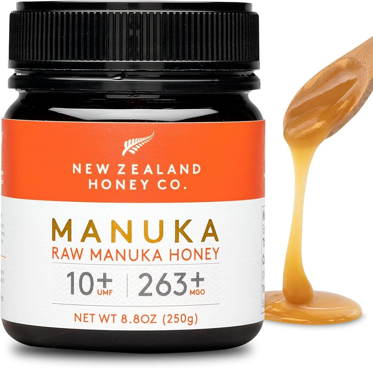 New Zealand Honey Co. Raw Manuka Honey UMF 10+ | MGO 263+ (250G)