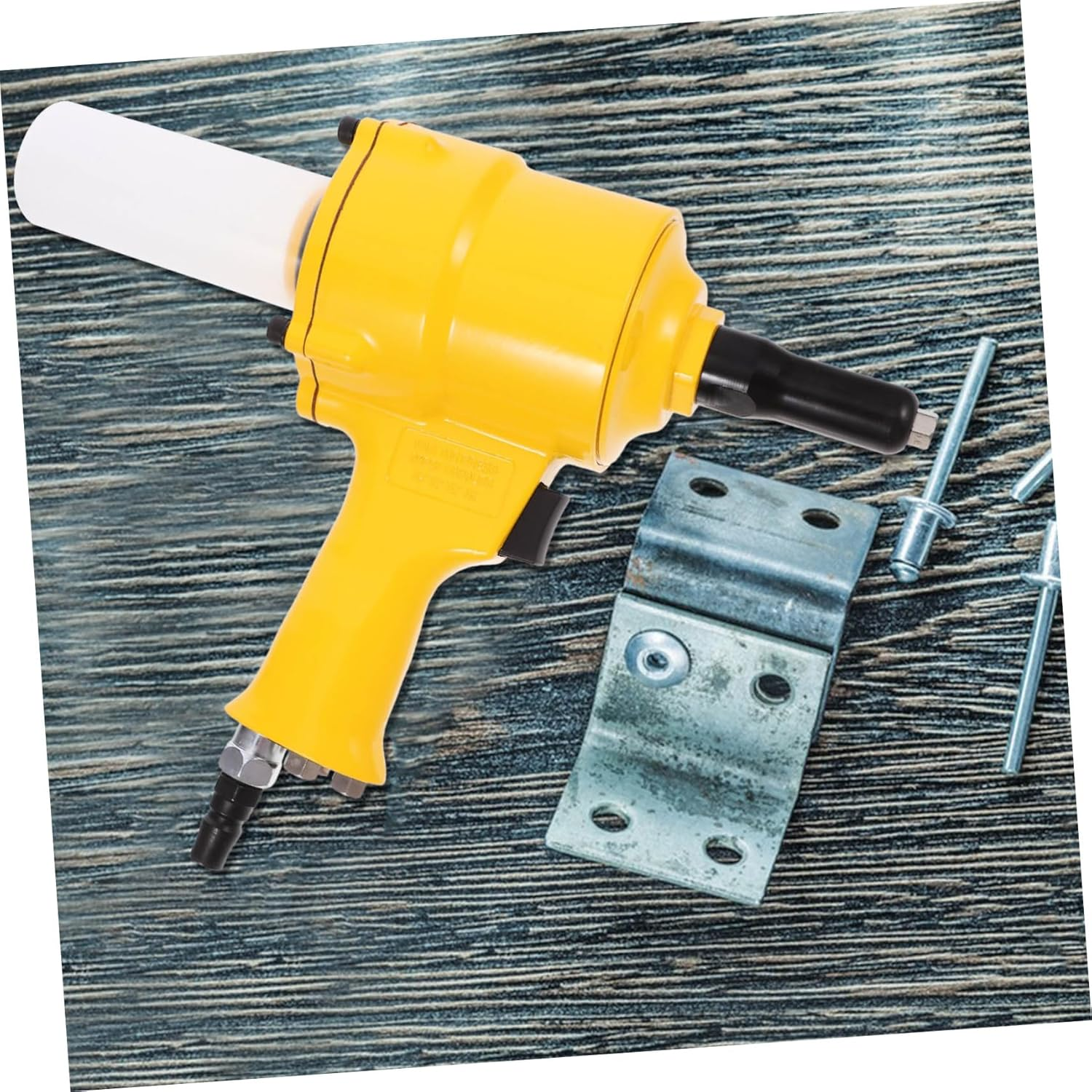 Air Hydraulic Riveter Tool Heavy Duty Pneumatic Riveting Tool for Construction Manufacturing and Automotive Use Two- Design for Insertion and Efficient Performance image number 1