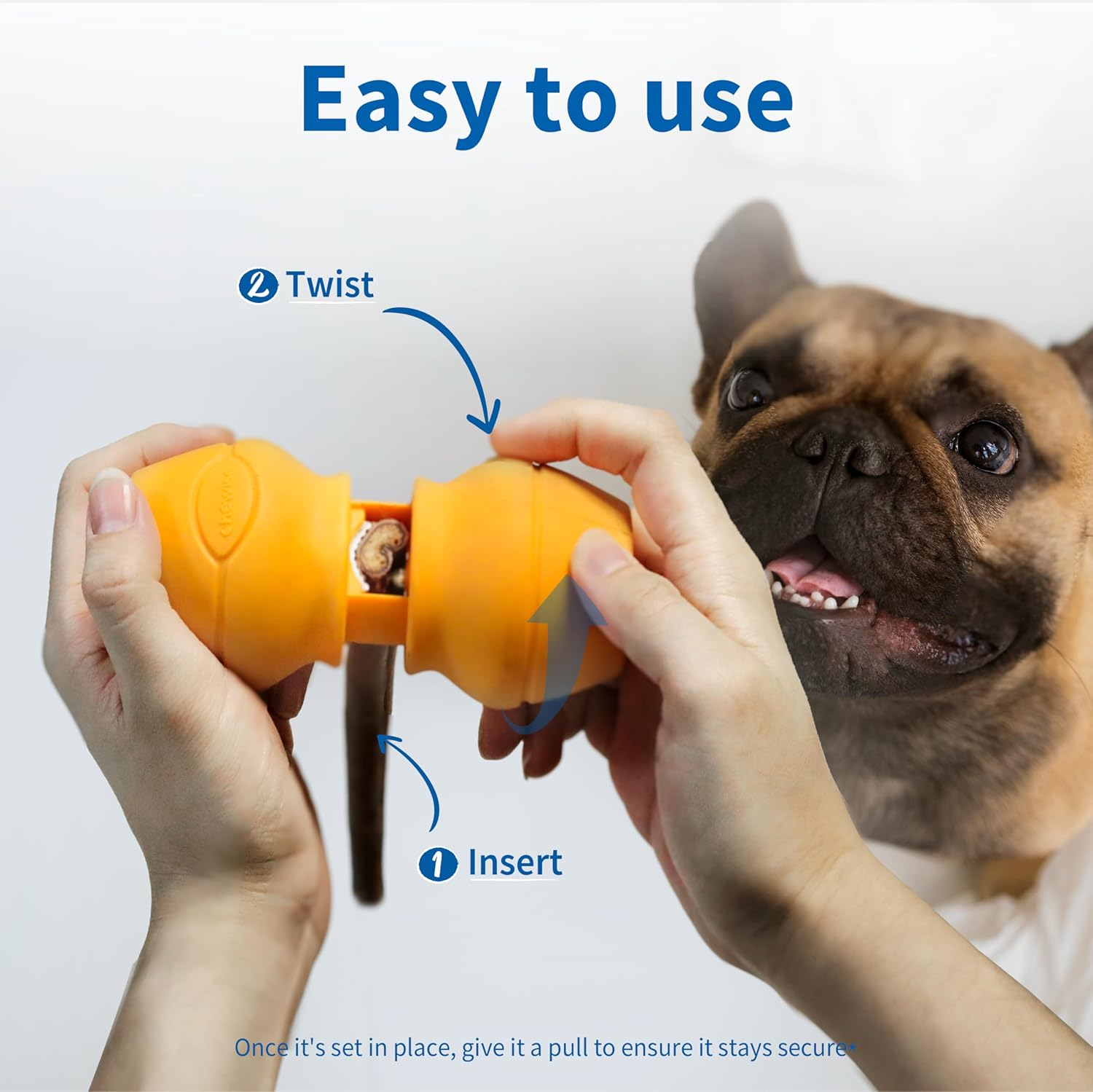 Chewise Bully Stick Holder for Dogs, Improved Dog Treats Holder, Ultimate Secure Heavy Duty, Bpa-Free Safety Device to Prevent Choking, Fits Various Bully Sticks and Dog Sizes - Purple image number 5