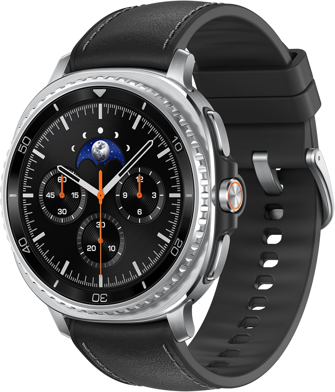 Samsung Galaxy Watch8 (40Mm, Bluetooth, Silver) with 3Nm Processor | Dual GPS | Sapphire Glass & Armor Aluminum | 5ATM & IP68 | BP, ECG, IHRN & Vascular Load Monitoring | Anti-Oxidant Index