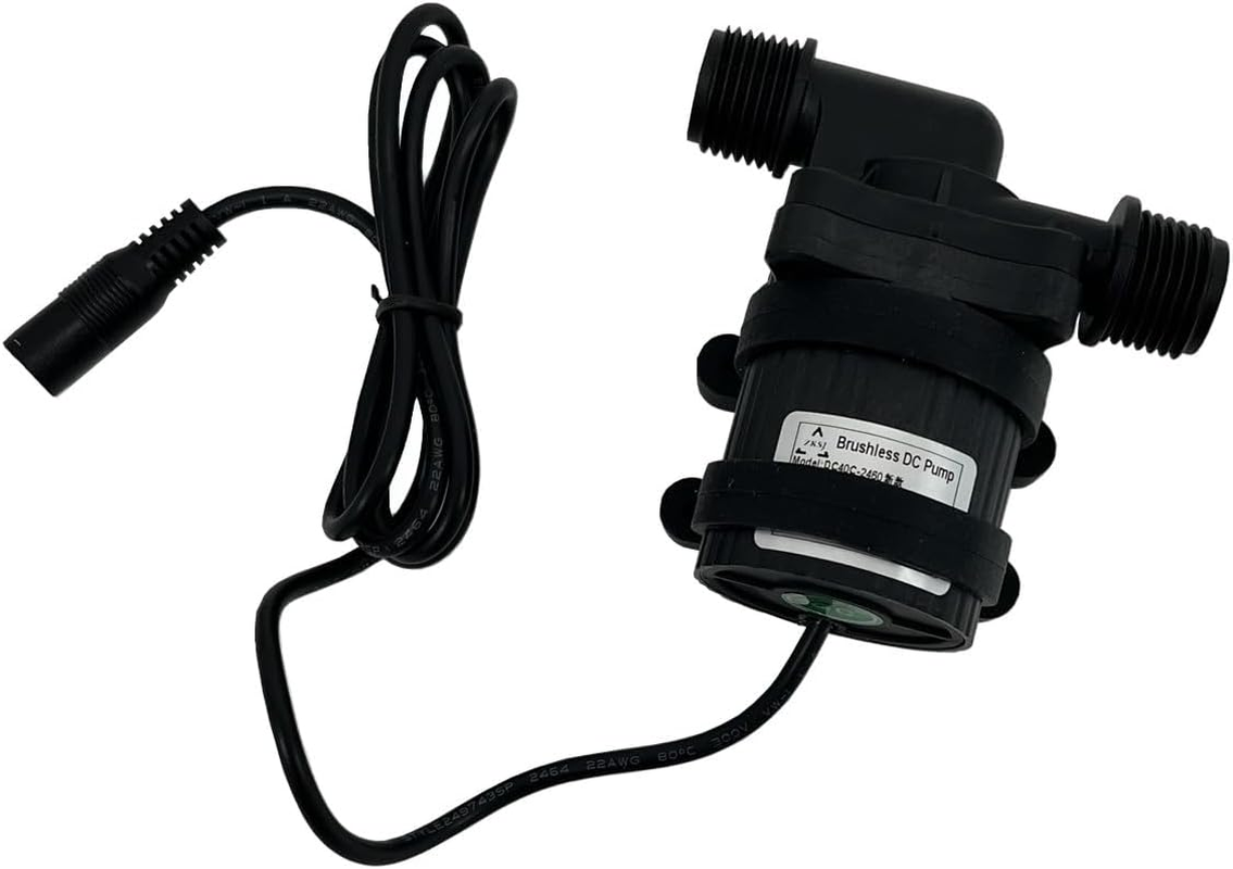 SHYSKY DC40C-2460 Micro Brushless DC Water Pump 24V 28W, 6M 900LPH, Waterproof, 1/2 Inch Threaded Ports, Safe Low Noise Stable Long-Term Work, Submersible or Land Use, for Small Cooling, Gardening image number 3