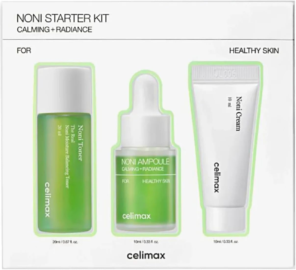 Celimax the Real Noni Starter Kit 3 Pcs Kit - Toner: 30Ml Ampoule: 10Ml Cream: 10Ml image number 3