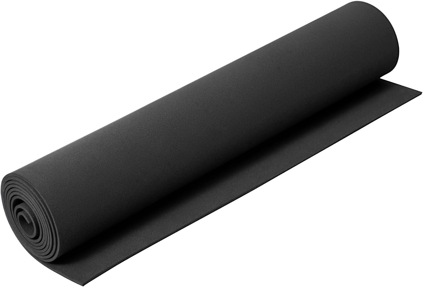 EVA Foam 5Mm, Cosplay Foam Roll 16 X 59In (6.5Sqft) Black, Suitable for Large Foam Cosplay Modeling, DIY Projects, Crafts,Ultra High Density 90 Kg/M3.