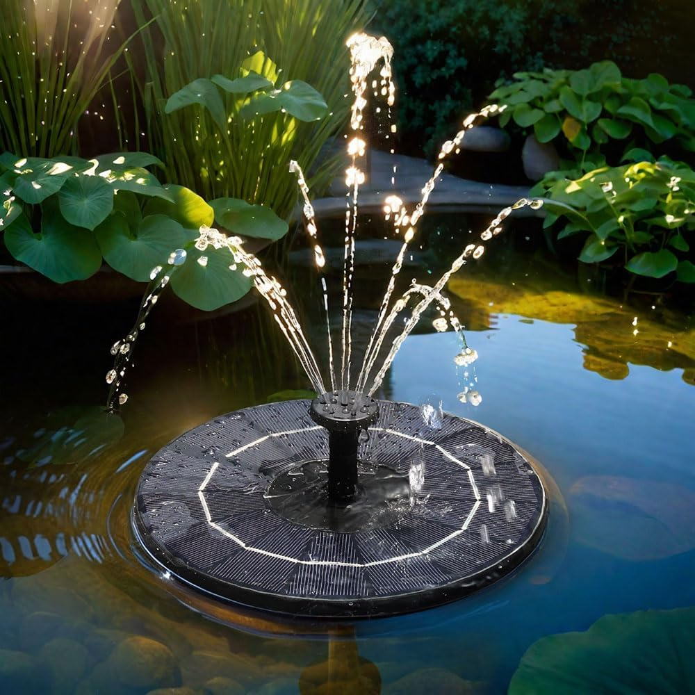 Gardeon Floating Solar Pond Water Fountain Pump Submersible Fountains 250L/H image number 4