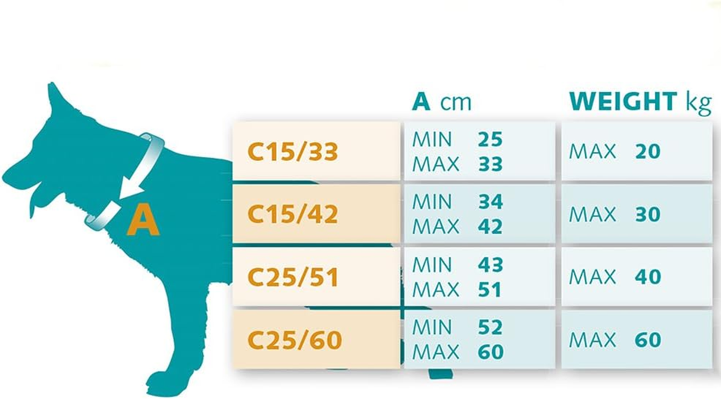 Ferplast Ergocomfort Nylon Padded Dog Collar 25-33Cm X 15Mm Red/Black image number 4