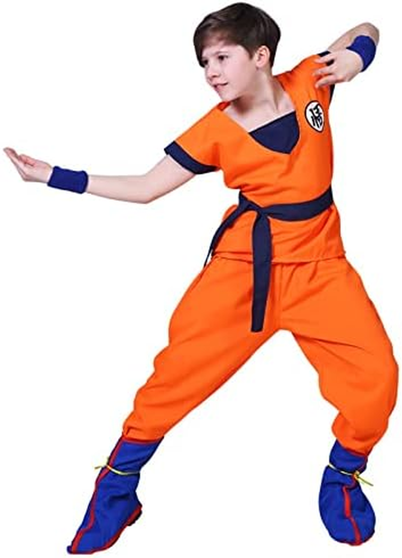 Kids Anime Costume Cosplay Japanese Costumes Set Pretend Play Outfit Dress up for Boys image number 1