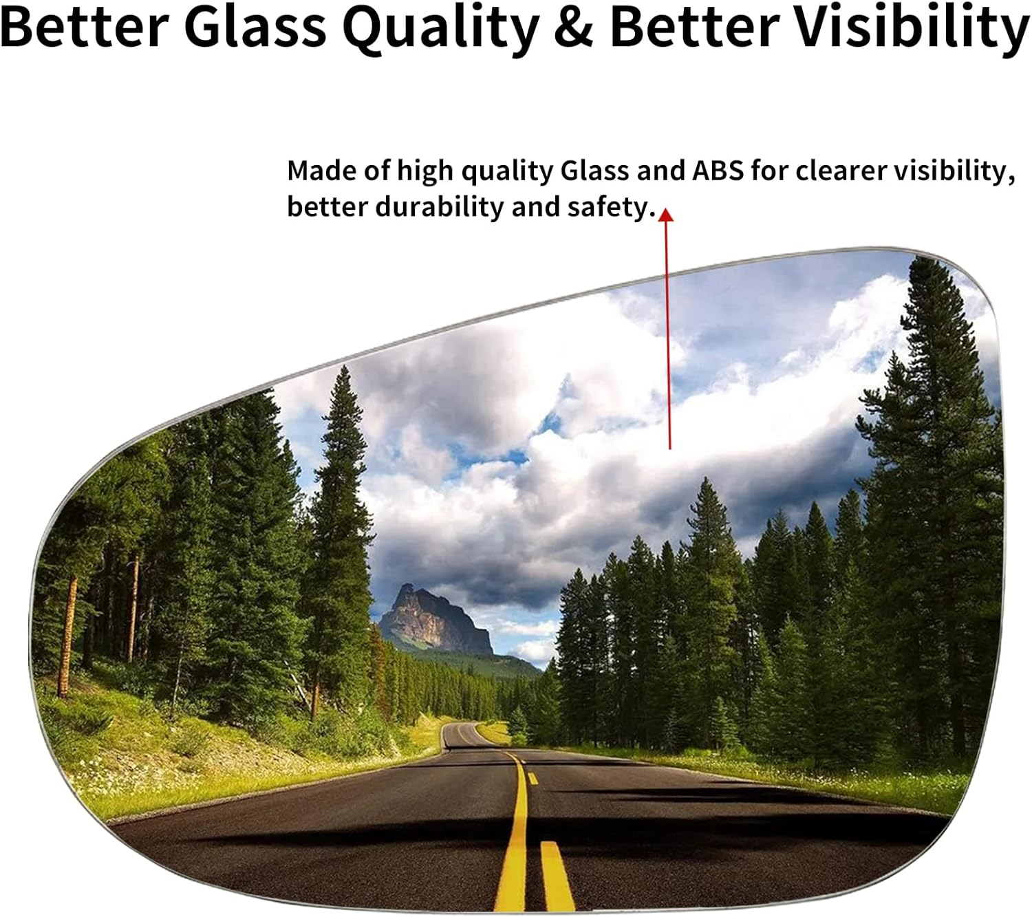 LOIYLLEN Left Side Mirror Replacement for Volkswagen VW MK6 2010 2011 2012 2013 2014 Golf GTI Mirrors Glass - Left Side Rear View Mirror with Power Heated image number 1