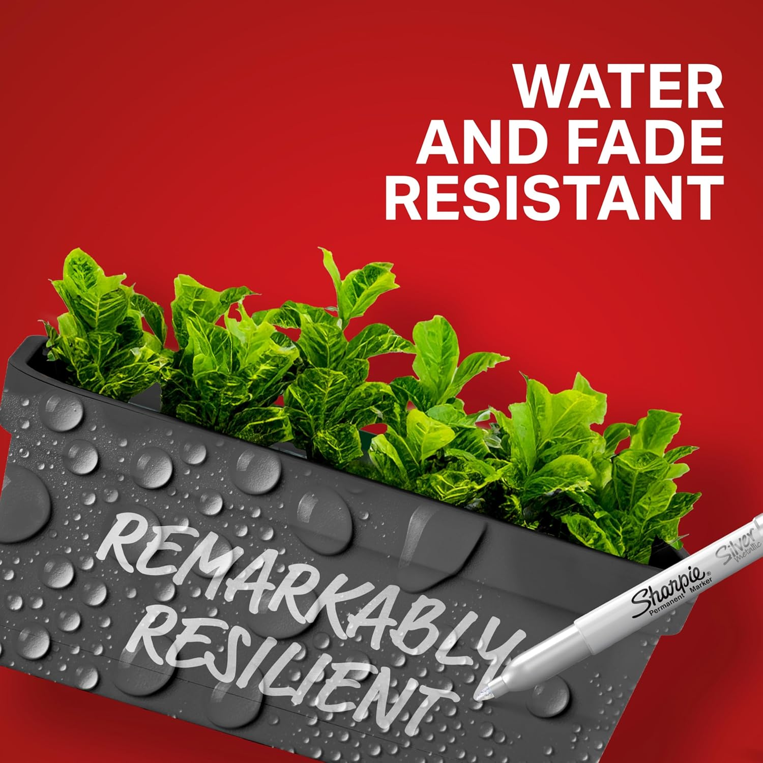 Sharpie Metallic Marker, Gold (Pack of 2) image number 1