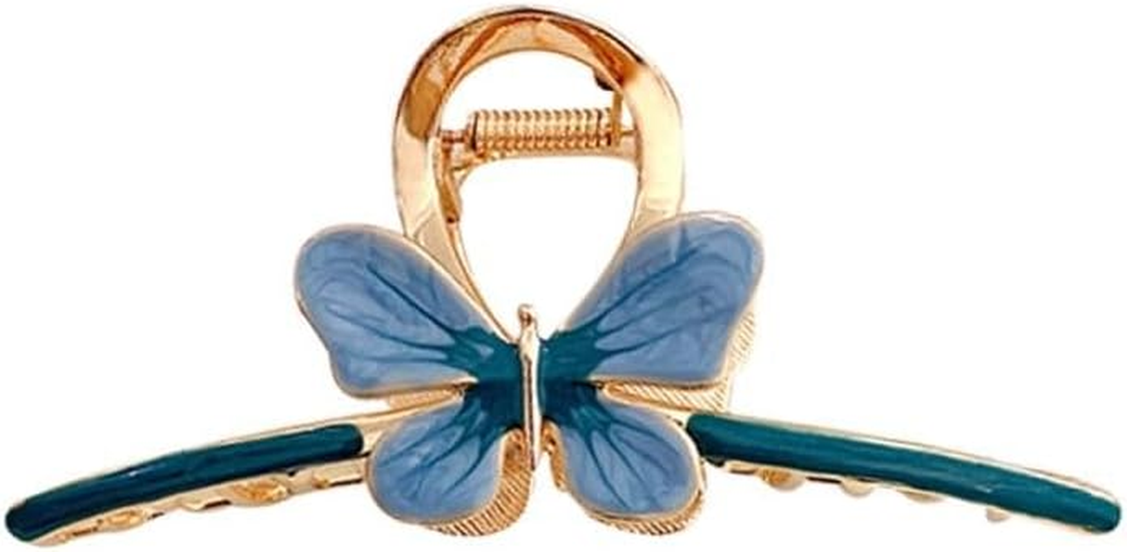 Pack of 3 Butterfly Hair Clips, Flat Hair Clips for Women, Flat Claw Clip, Strong Hold Women'S Hair Clips, Hair Clip for Thick and Thin Hair, Hair Clip Flat Women image number 5