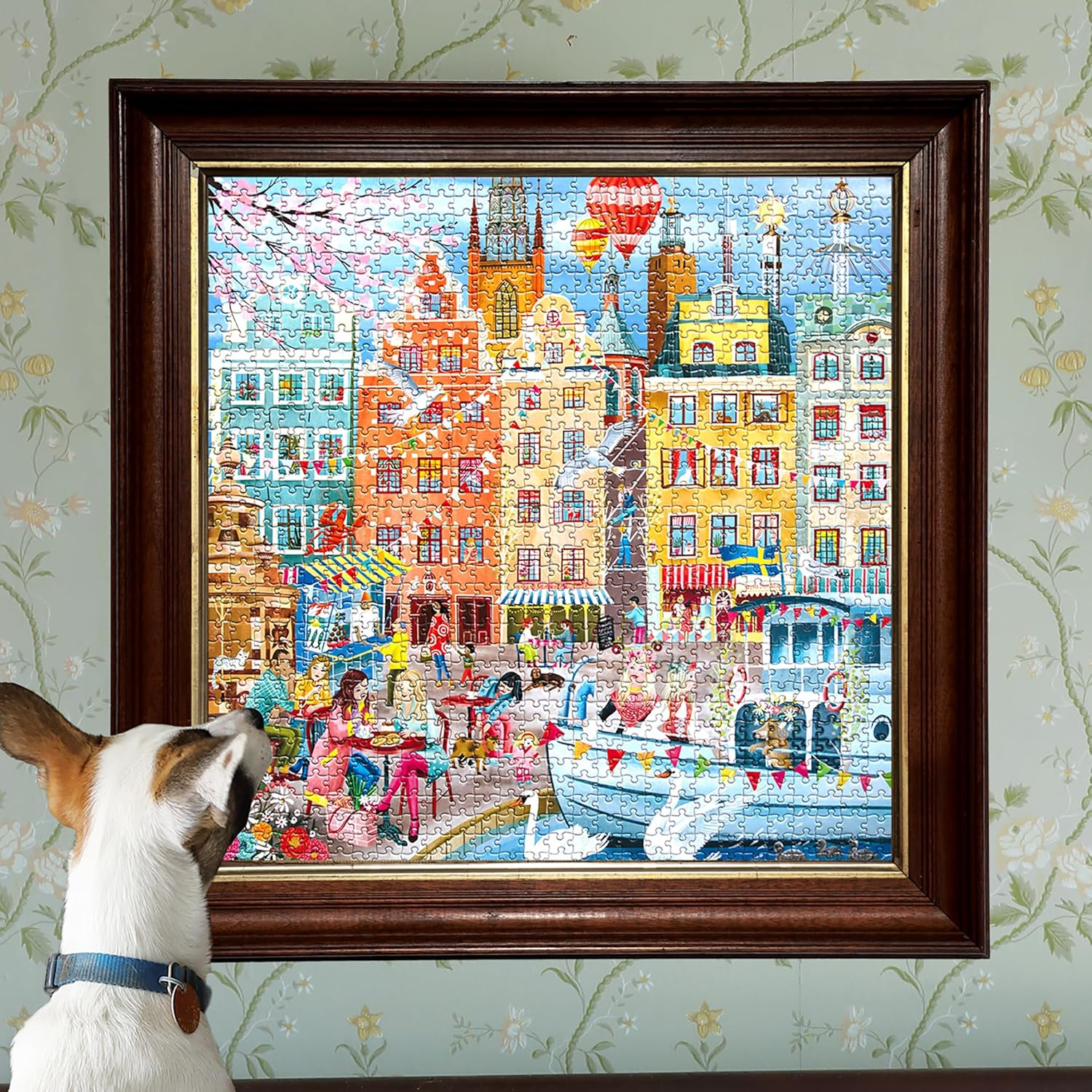 (New July) Eeboo 1000Pc Puzzle Stockholm Sq (Unit 2) image number 3