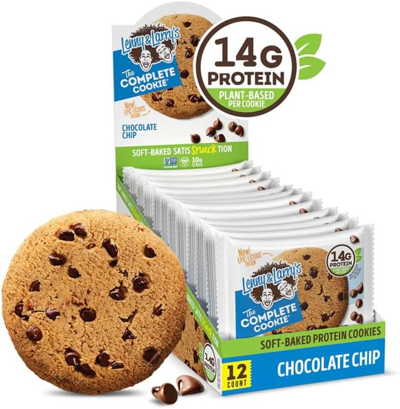 Lenny & Larry Complete Vegan Protein Cookie 113Grams Chocolate Chip X 12 Pack image number 2