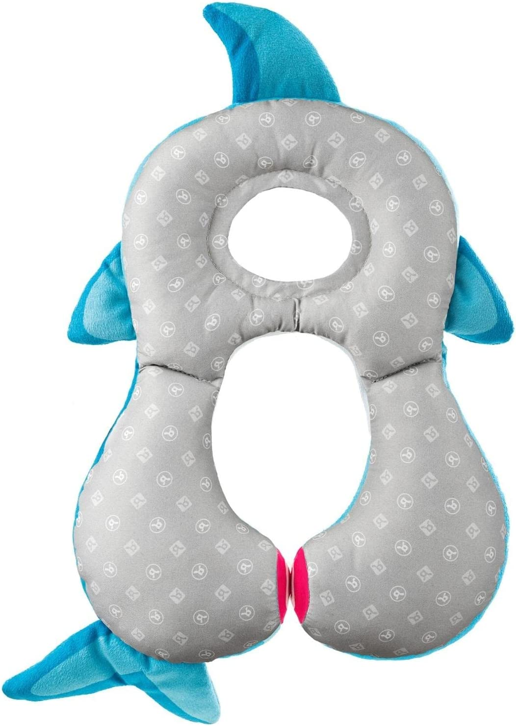 BENBAT Shark Design Travel Friends Headrest for 1 to 4 Years, Multi/Colour (BE-HR309) image number 1