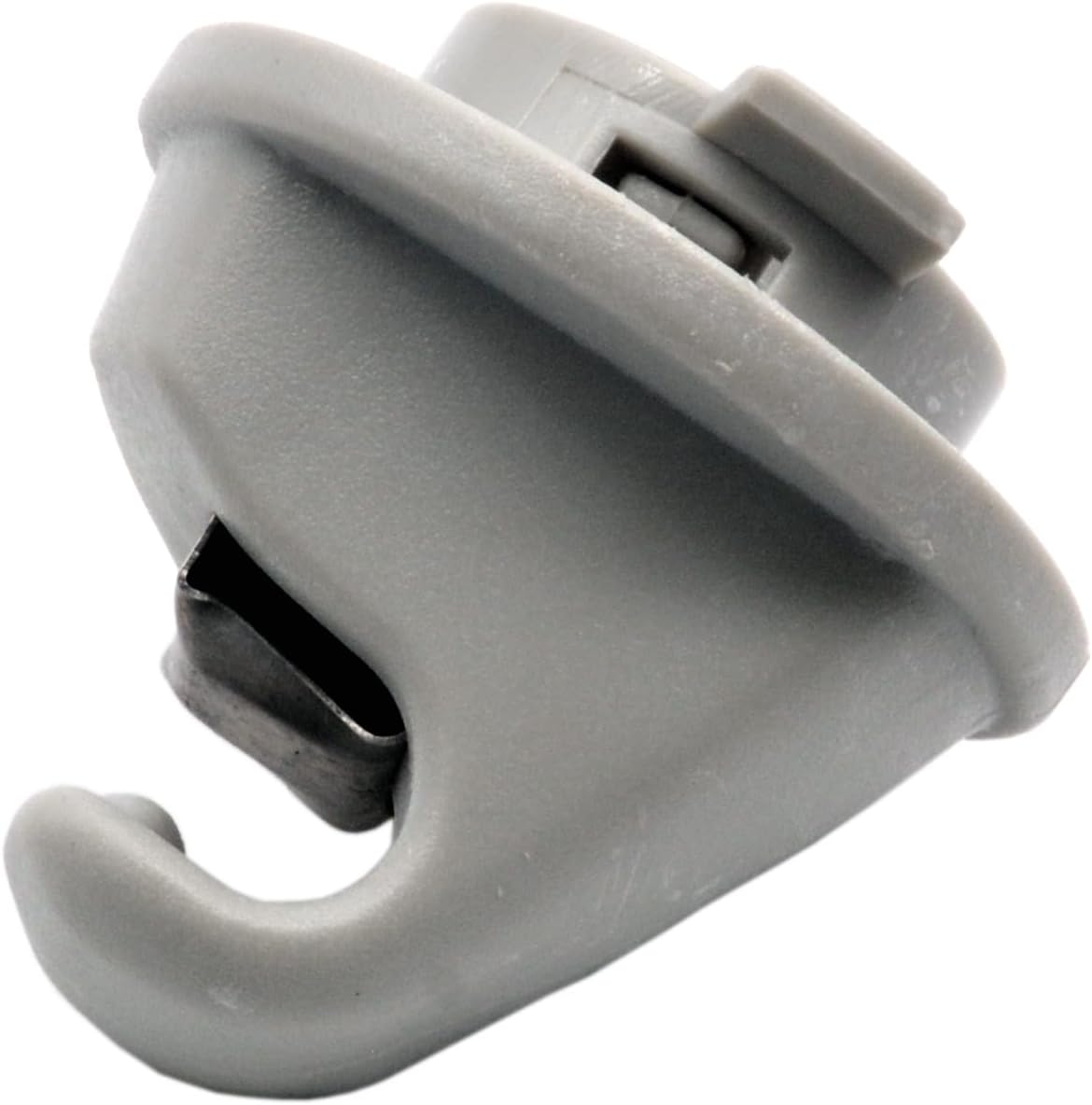 Interior Sun Visor Hook Clip Bracket Compatible for VW Volkswagen Golf MK7 2013 2014 2015 2016 2017 Sun Visor Holder 5G0857561B (Gray) - Black image number 6