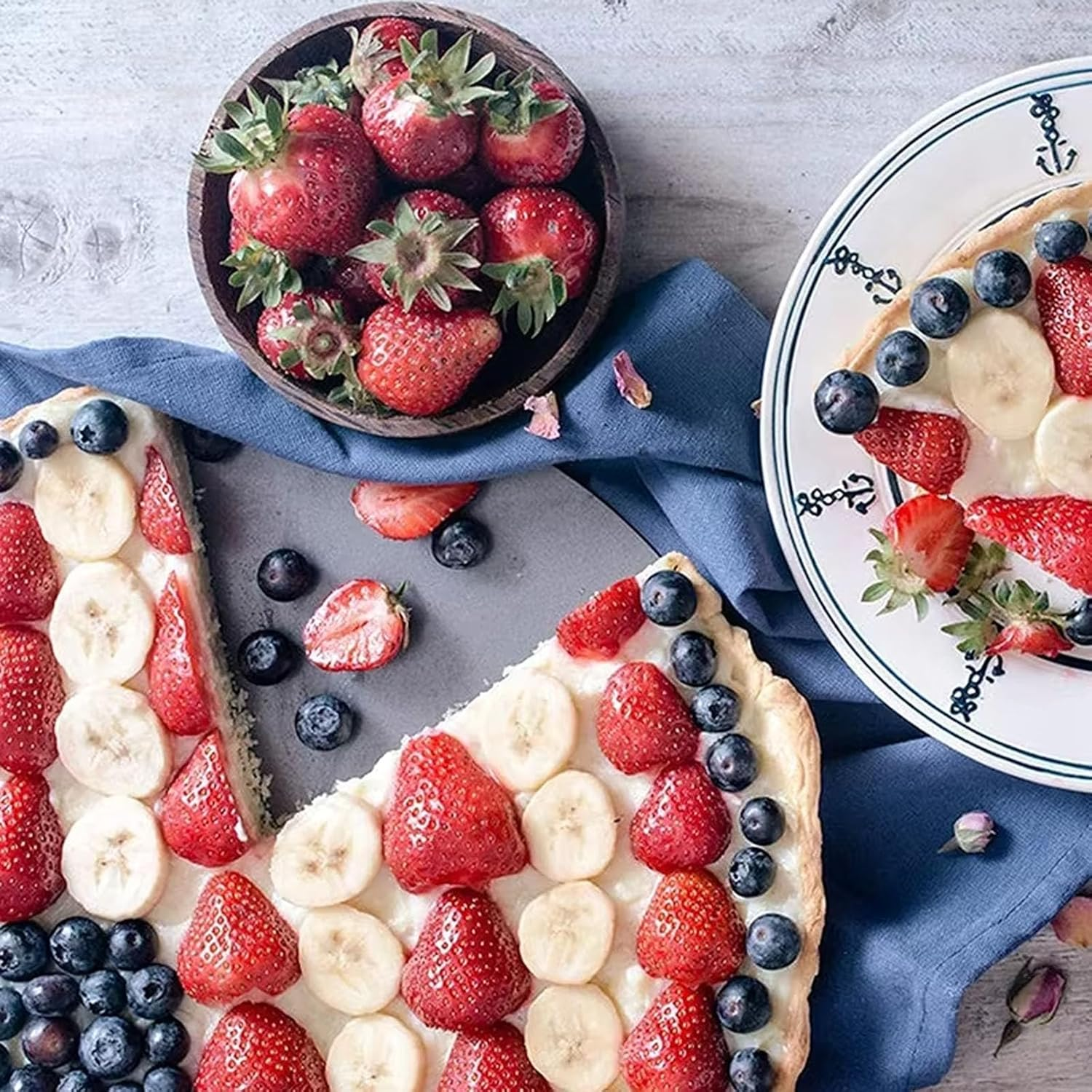 6Pcs Nonstick Mini Tart Pan Set, 4 Inch round Tart Tins with Removable Bottom, Easy Release Baking Pans for Cakes, Egg Tarts, Fruit Pies, Perfect for Home Baking and Professional Use image number 3