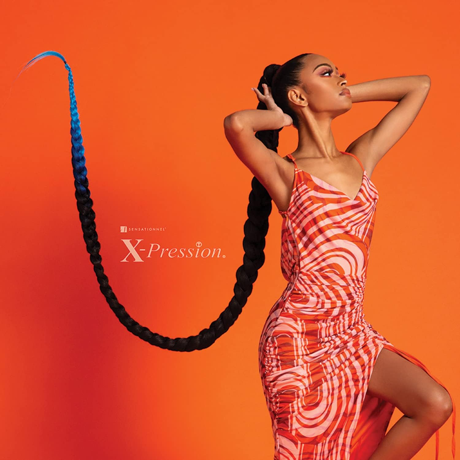 Sensationnel Braids African Collection 6X X-Pression Pre-Stretched Braid 58" (1-PACK, 1B) image number 5