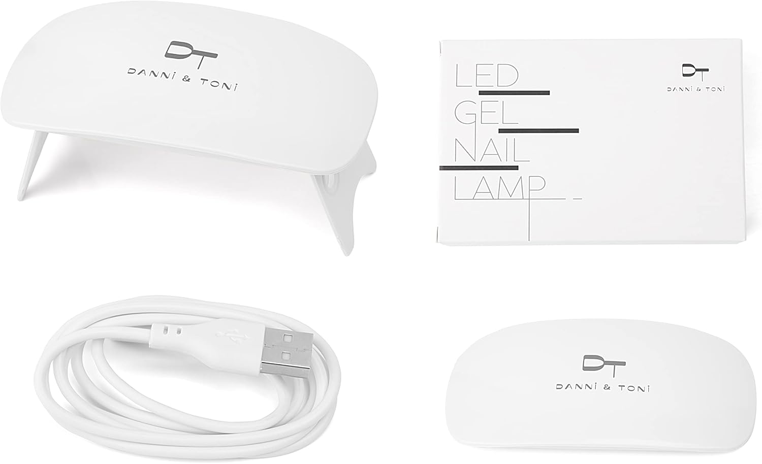 DANNI & TONI UV LED Nail Lamp 6 W Mini Nail Dryer for Gel Nail Polish