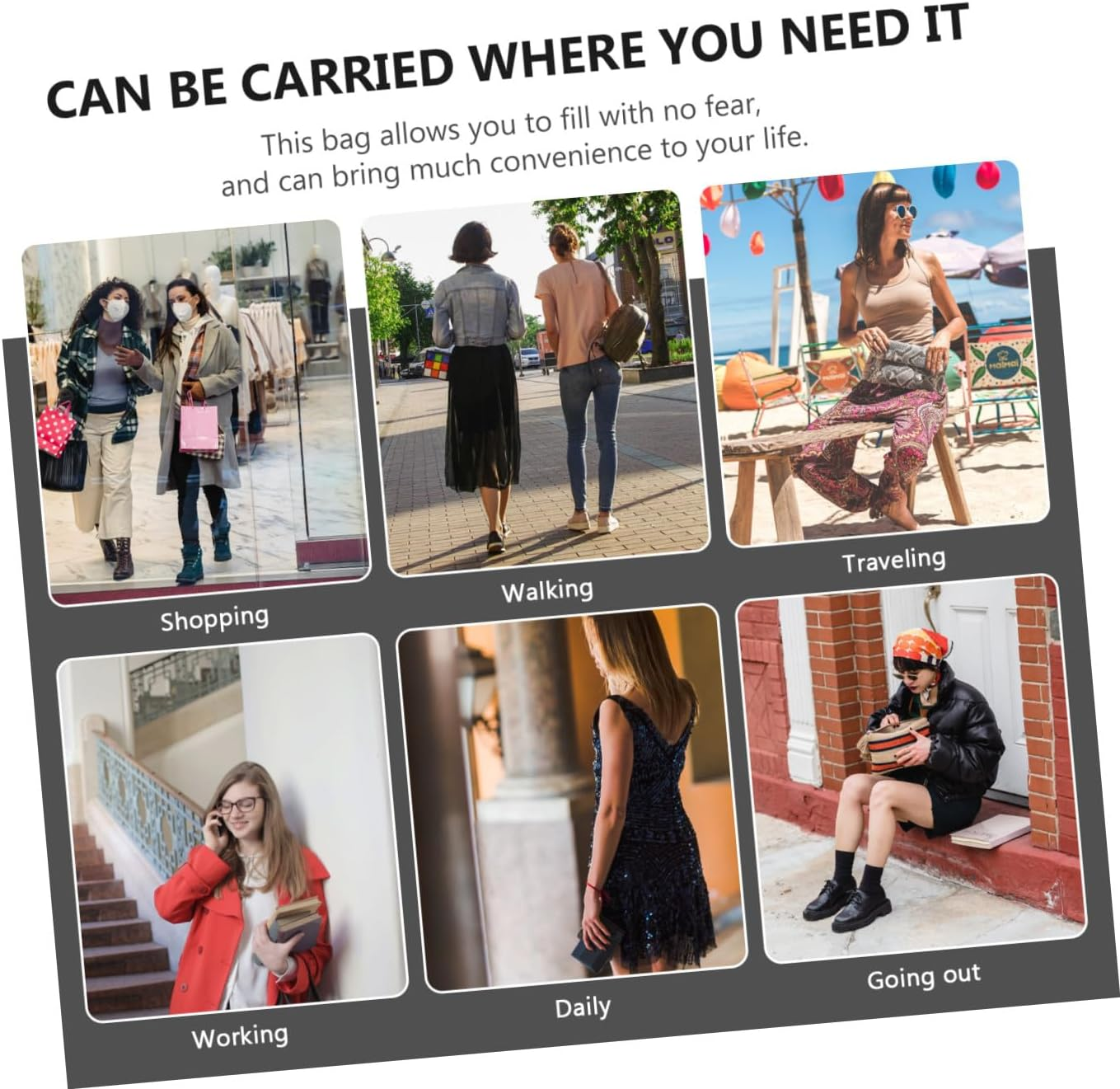 Holibanna Makeup Brush Storage Bag Toiletries Bag for Women Coin Purse Travel Case image number 2