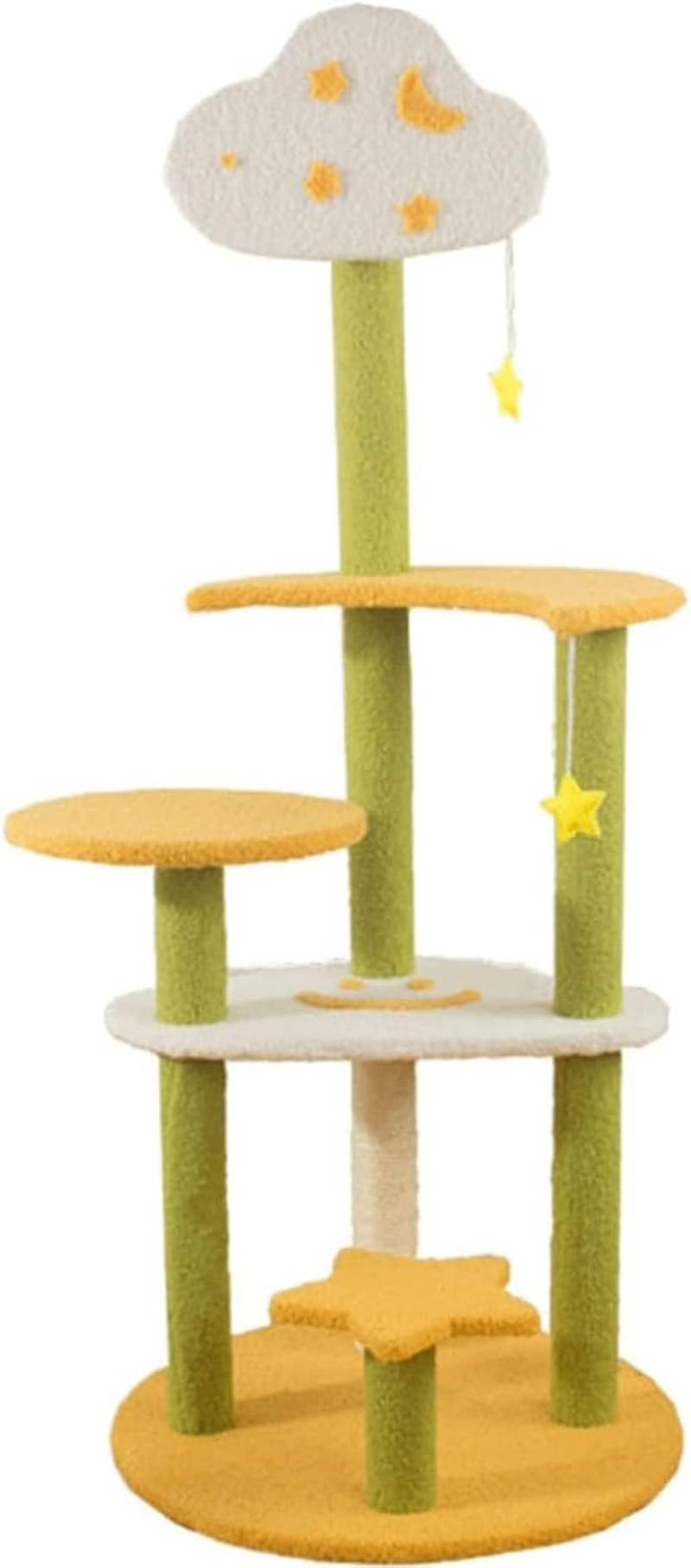 Cat Tree Wear Break Cat Climbing Frame Kitten Integrated Cat Tower Scratching Column Big Cat Scratching Board Cat Condo image number 1