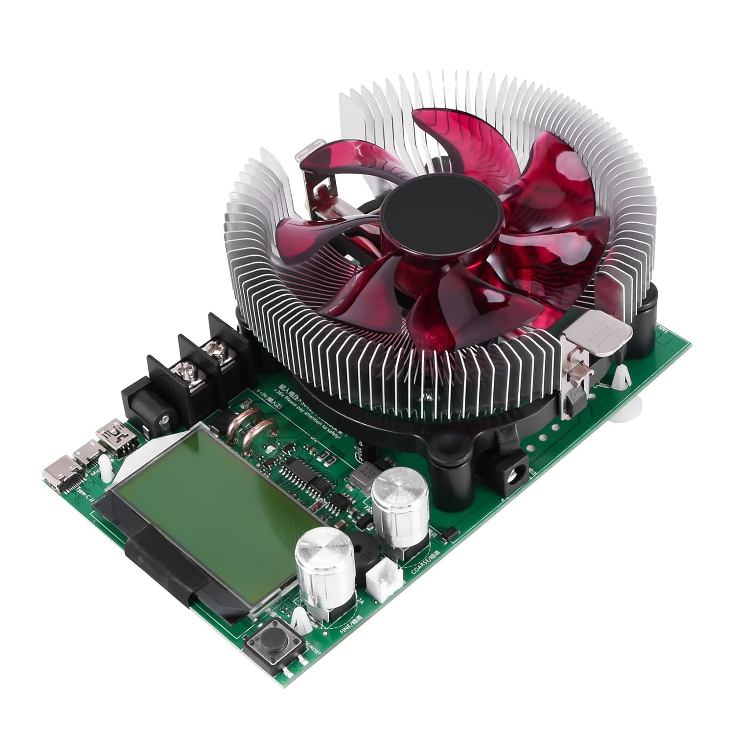 Veulrn Electronic Load Tester 150W 20A Resistor Adjustable Constant Current Battery Capacity Tester Resistance Power Tester image number 6