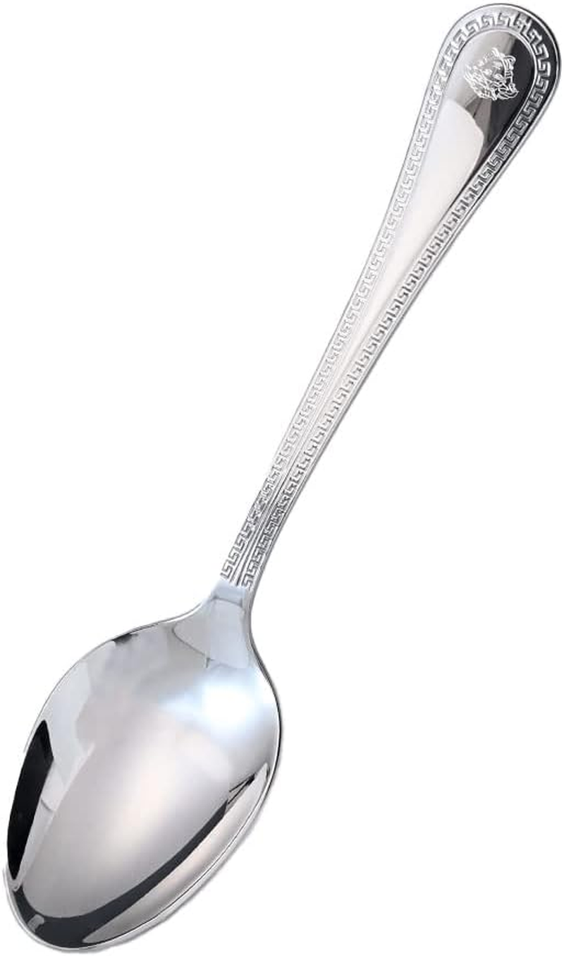 Versace X Rosenthal Greka Dessert Spoon Cutlery Silver Not Released in Japan 69178-130955-75025 [Parallel Import] image number 1