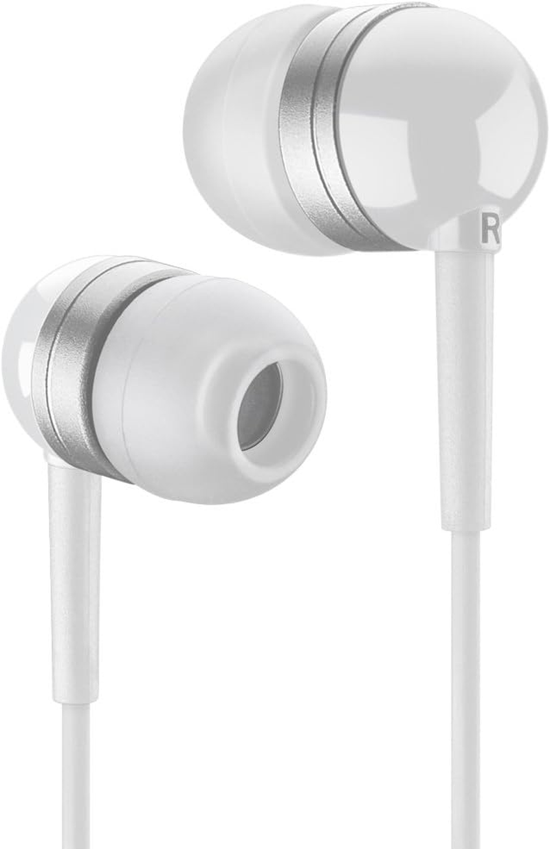 Cabstone Dailytunes Elegant In-Ears, Headphones with Hands-Free Function, Remote Control, Microphone, 3.5 Mm Jack for Apple/Samsung/Htc/Etc. White image number 6