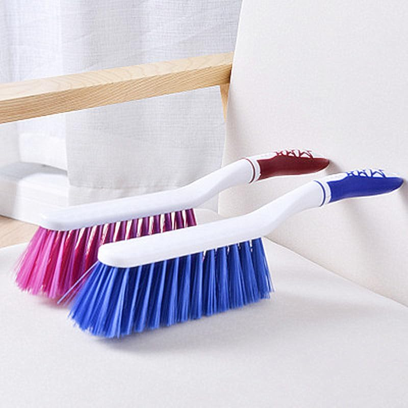 Home Bed Brush, Soft Bristled Sofa Long Handle Brush, Multifunctional Household Cleaning and Dust Removal Brush (Blue, One Size) image number 2