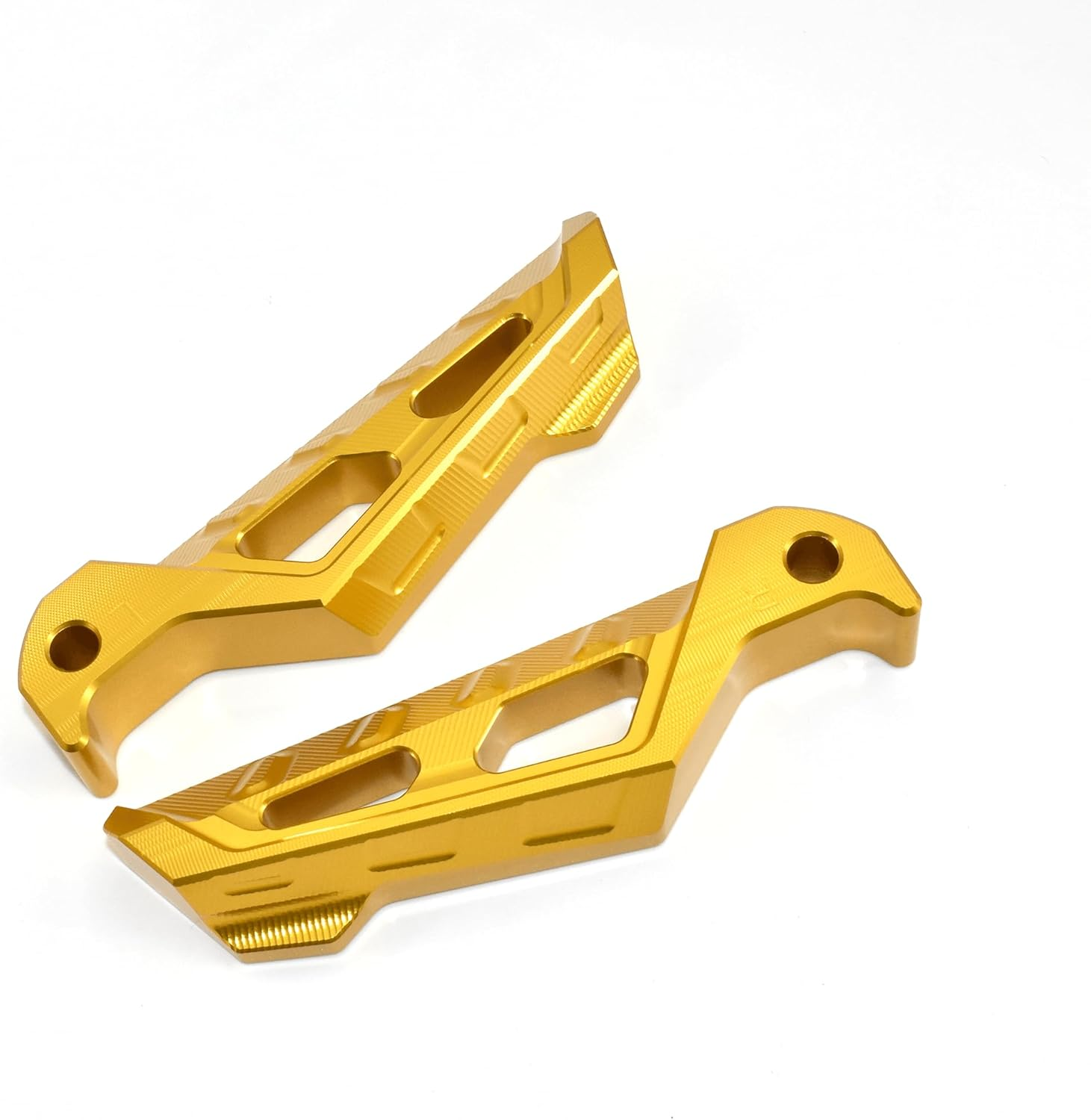 ESPEEDMTC for Yamaha R1 R1M R6 R7 Rear Foot Pegs Footstep Passenger Enlarger Pedal CNC Aluminum Footrest (Blue)