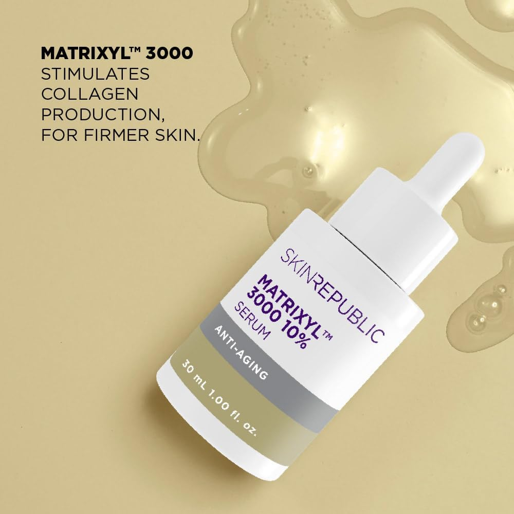 Skin Republic Matrixyl 3000 10% Anti-Aging Serum, Reduces Deep Wrinkles & Improves Skin Texture (30Ml)