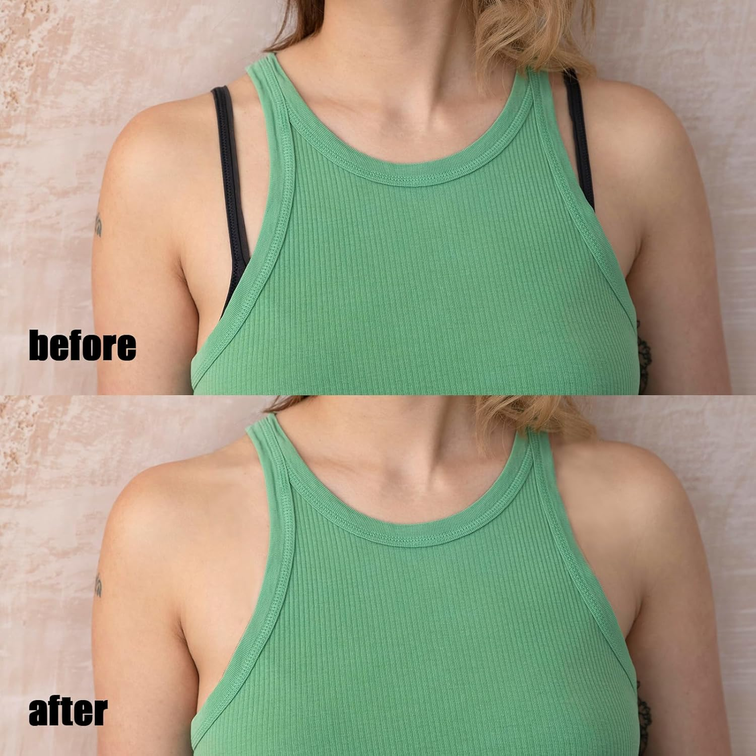 TEAONE Conceal Strap Clips, 6 PCS Cleavage Clips for Tank Tops, Dresses to Hide Straps (3 Colors) image number 1