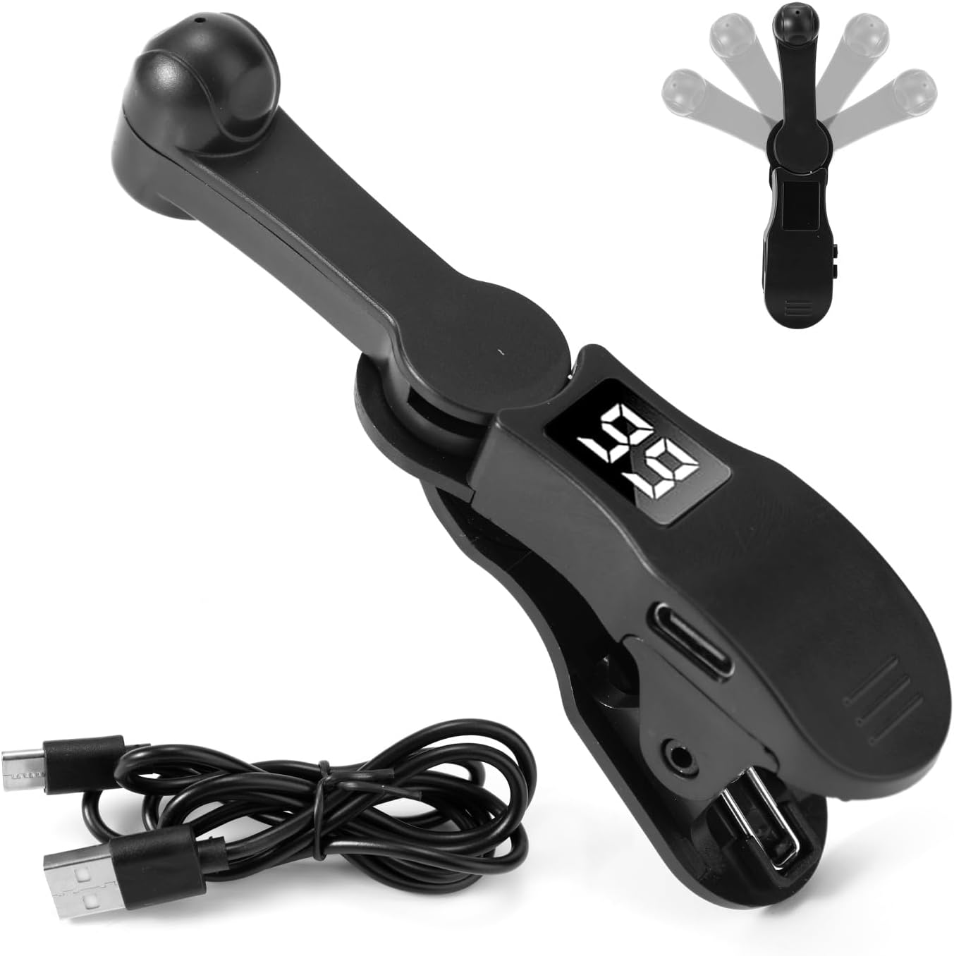 Smart Phone Auto Clicker, Speed-Adjustable Mobile Phone Screen Auto Clicker with Anti-Slip Clip Universal Fast Continuous Click Tool for Short Videos Live Stream Likes Social Media Tasks Game(Black) image number 4