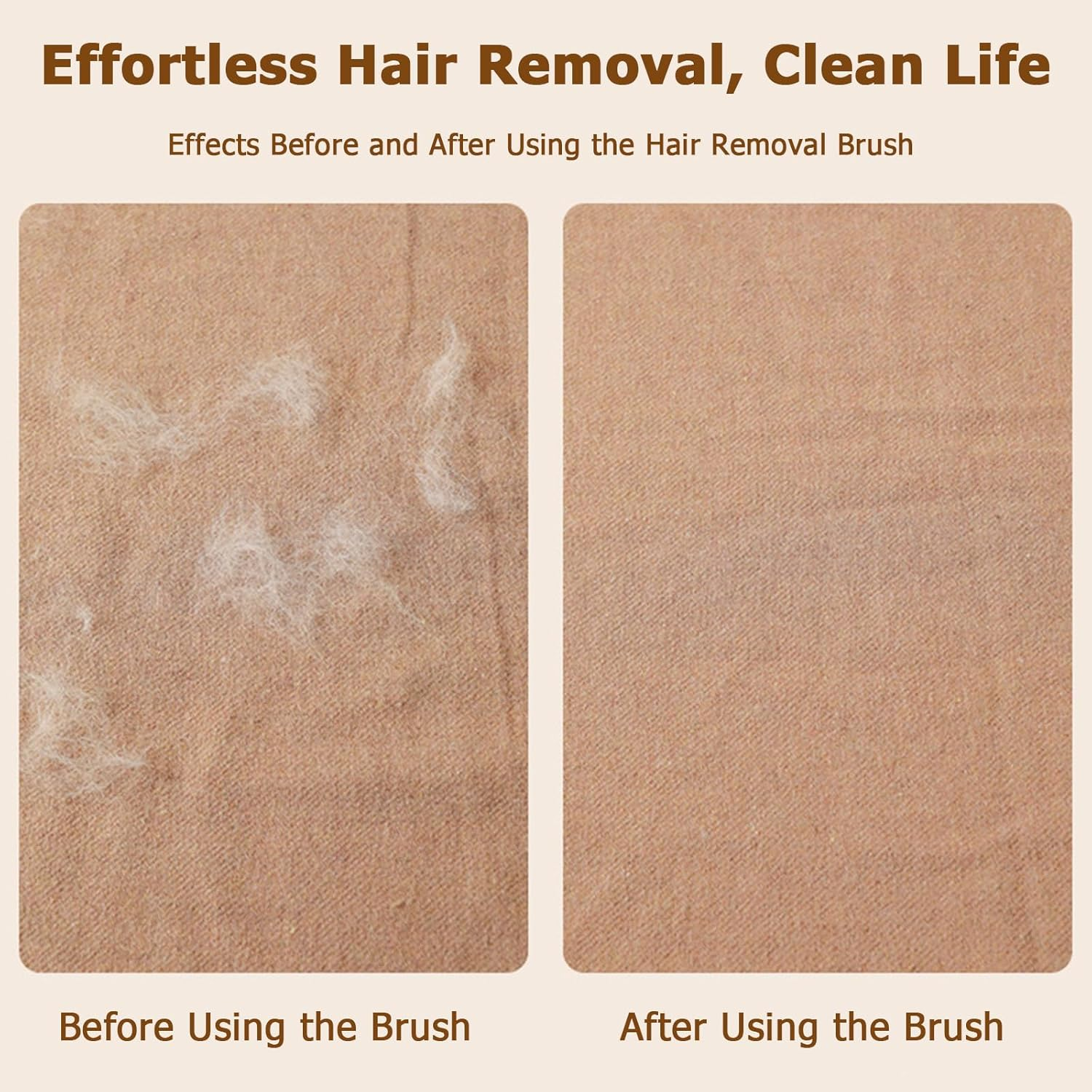 Pet Hair Remover Roller - Cat Hair Remover Brush Roller, Dog Fur Catcher, Reusable Self-Cleaning for Furniture, Laundry, Bedding, Carpet, Car Detailing, Clothes (Ear Model)