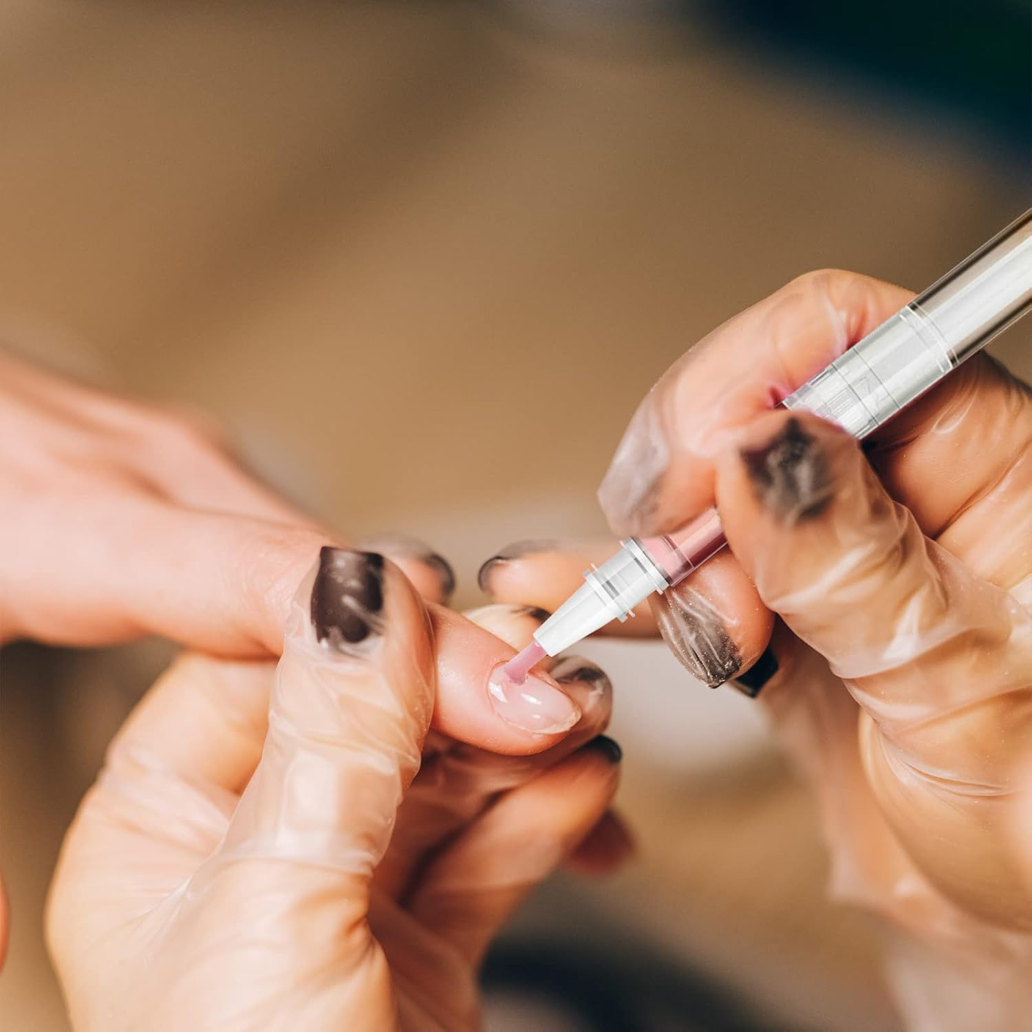 WEBBYBEAR 40 Pieces 3 Ml Cuticle Oil Pen, Empty Nail Oil Pen, Transparent Twist Pens with Brush Tip, Cosmetic Lip Gloss Containers Eyelash Growth Liquid Tube, with 3 Stickers image number 6