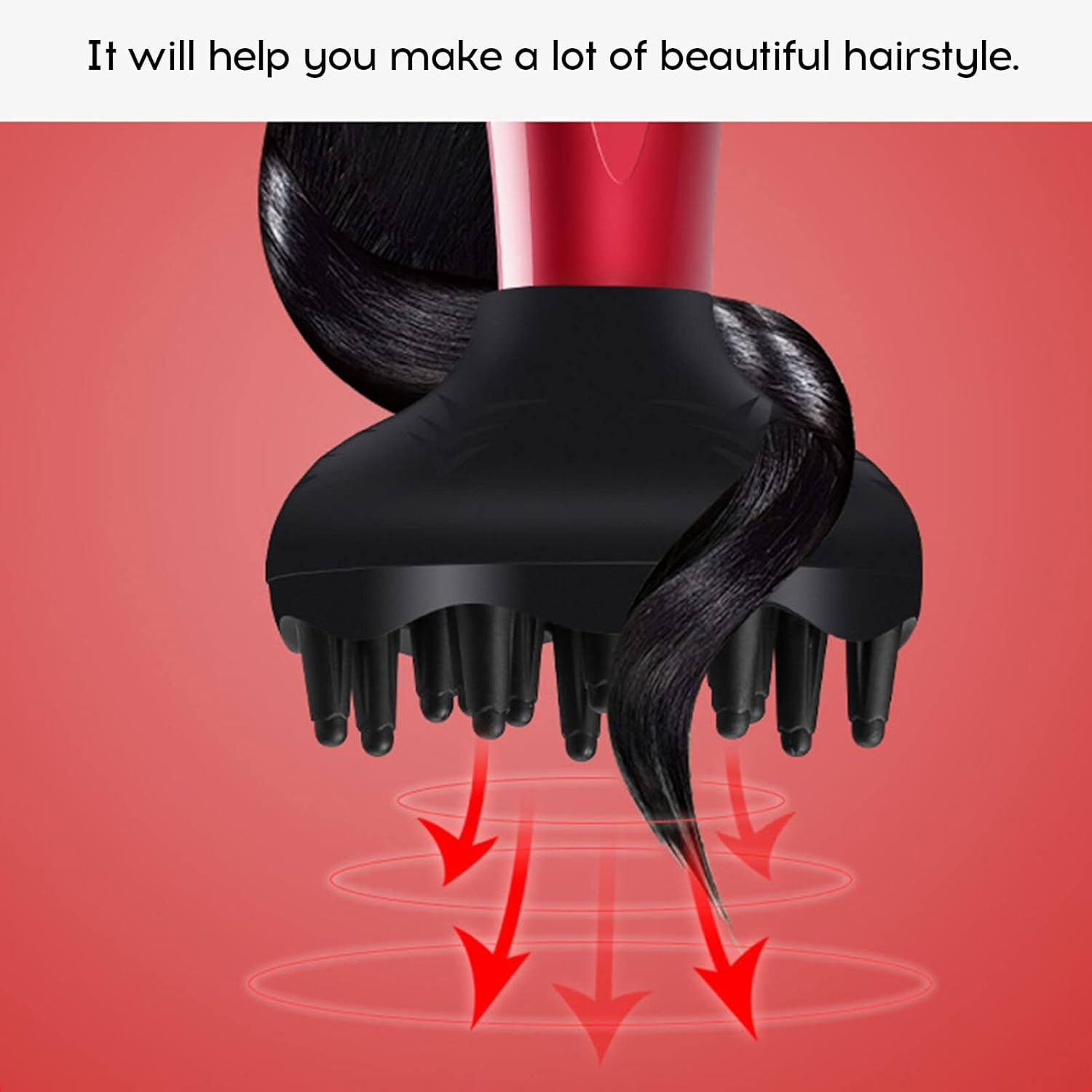 Oimzzr 1Pc Hair Diffuser Professional Hair Dryer Blow Diffuser Hood Hairdressing Curling Hair Styling Tools Salon Hairstyling Accessory image number 2