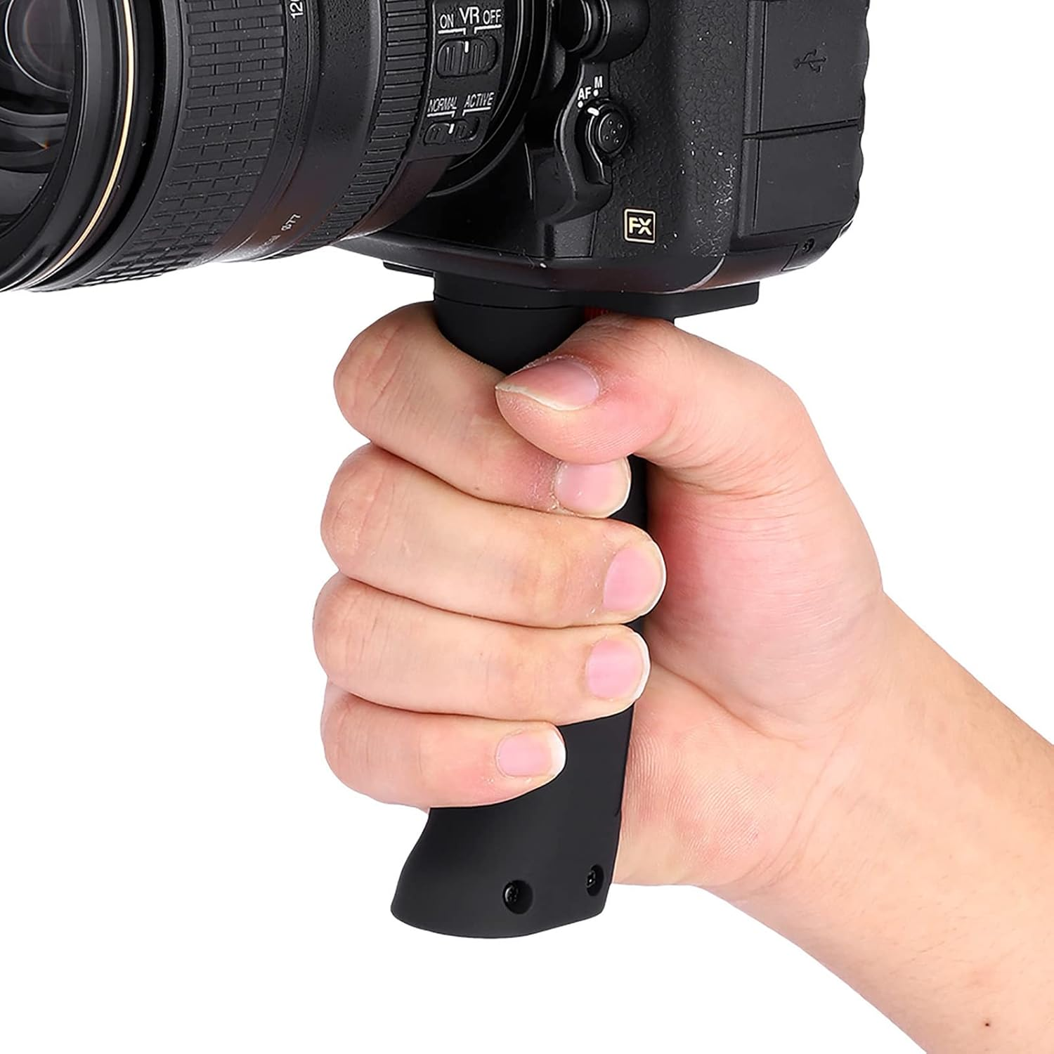 Camera Grip, Camera Handheld Grip Portable Plastic 1/4'' Screw Extension Handheld Handle Grip For image number 6