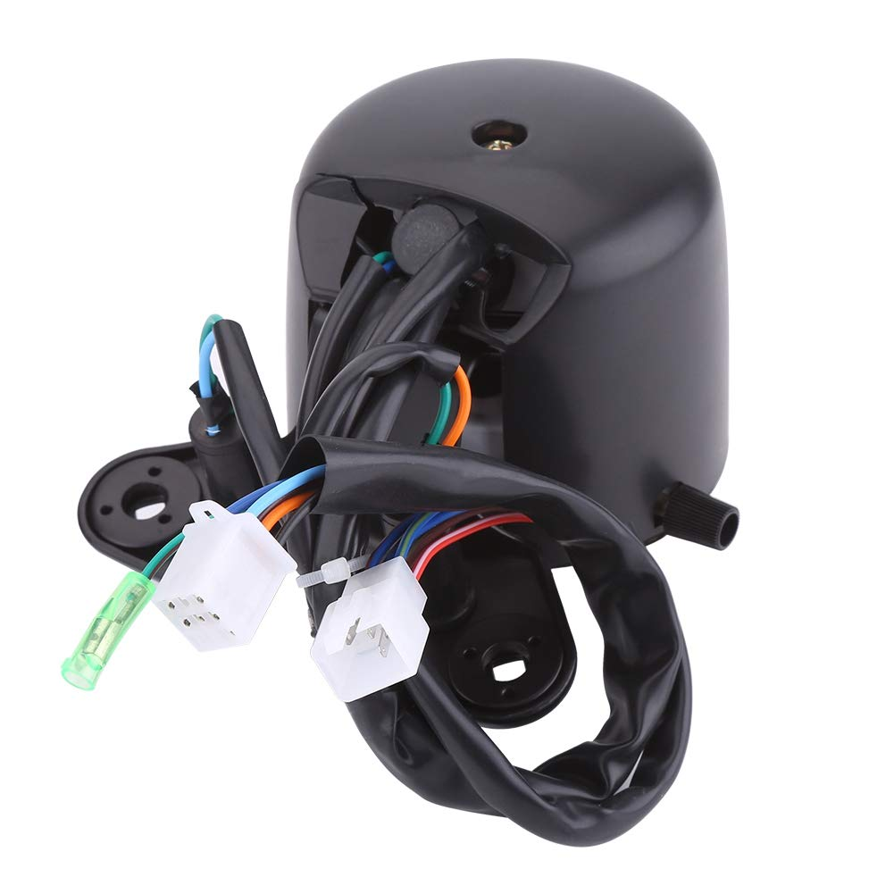 Universal Motorcycle Dual Odometer Speedometer with LED Backlight Gear Digital Display image number 3