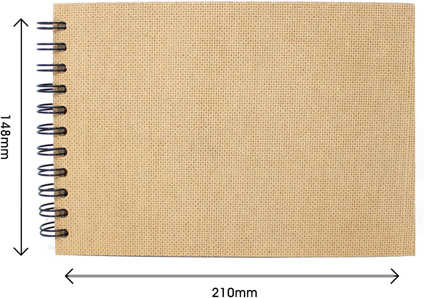 Artway Enviro Spiral Bound A5 Sketchbook - Landscape - 70 Sides (35 Sheets) of 100% Recycled 170Gsm Cartridge Paper image number 4