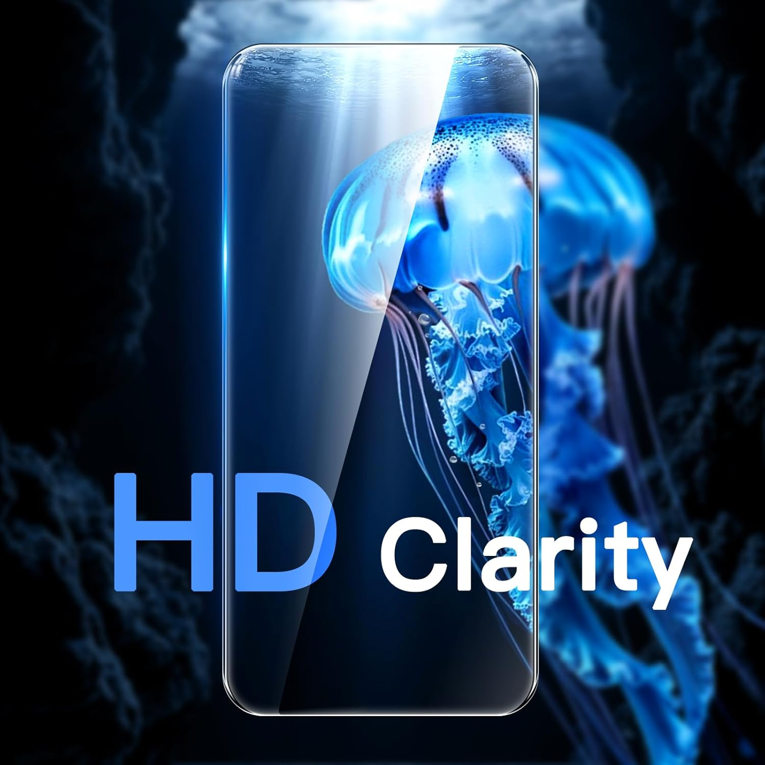 Jetech Shatterproof Screen Protector for Iphone 17 Pro Max 6.9-Inch, 9H+ Tempered Glass Military Grade Film with Easy Installation Tool, Case-Friendly, HD Clear, 3-Pack