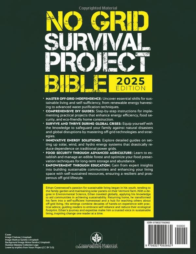 No Grid Survival Project Bible: Off-Grid Living Strategies and Projects for Surviving Global Crises and Natural Disasters: a 2,500-Day Journey to ... Family&rsquo;S Health, Security and Independence: 1