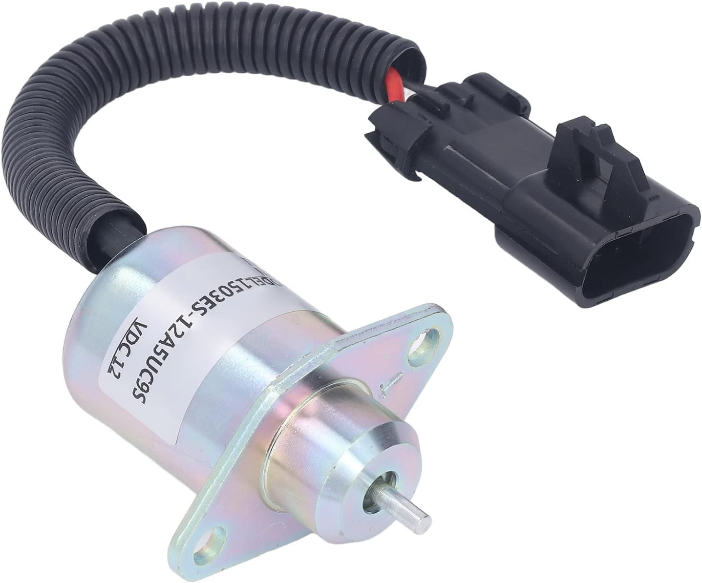 DC12V Fuel Booster Solenoid Valve for D1505 V1505 - Precision Machined Stainless Steel Solenoid Valve, Fits and Agricultural Machinery image number 5