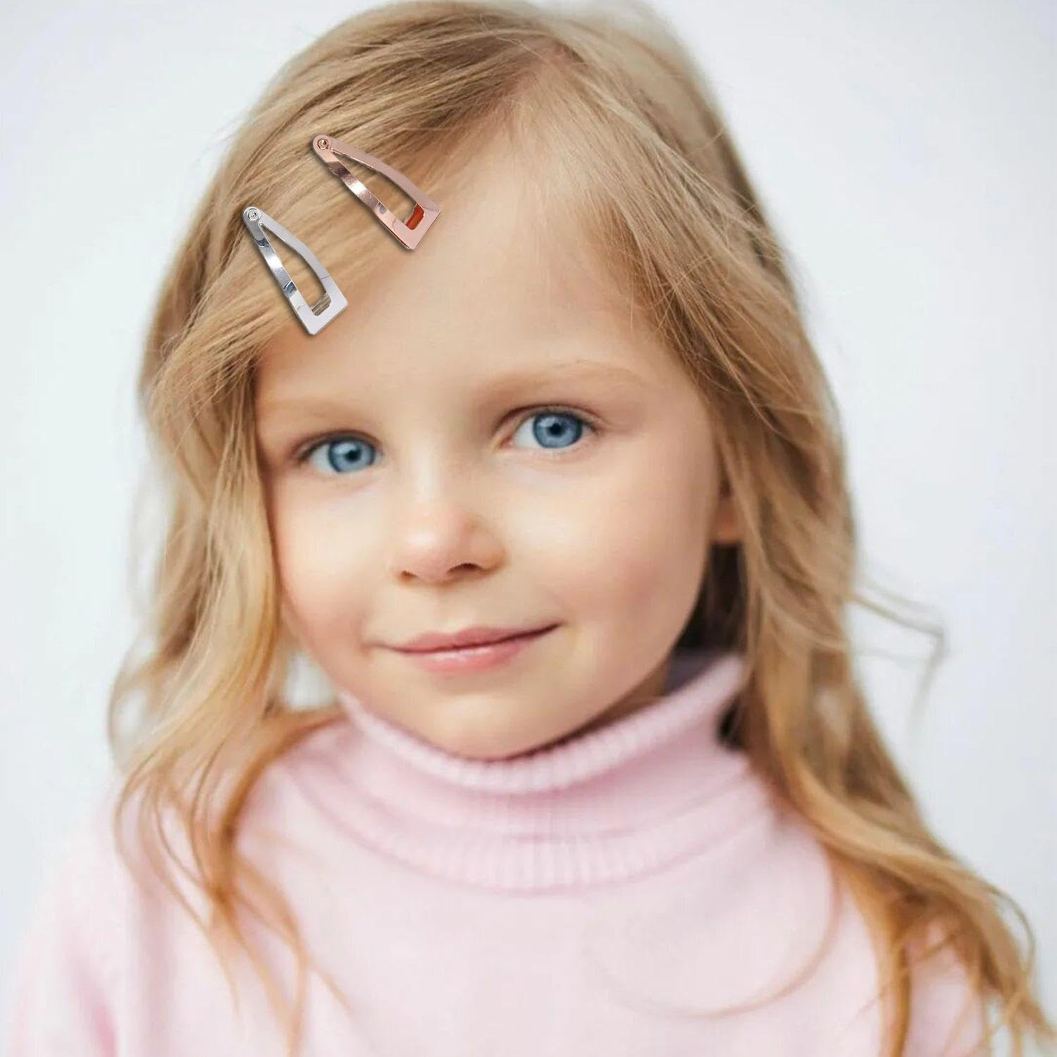 Pack of 21 Hair Clips with Press Studs, Colourful and Bright Designs, Creative Hair Decorations, Suitable for Students and Young Women. image number 3